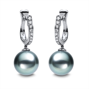 Ohrschmuck  18kt Weißgold mit 0,18ct Diamanten
