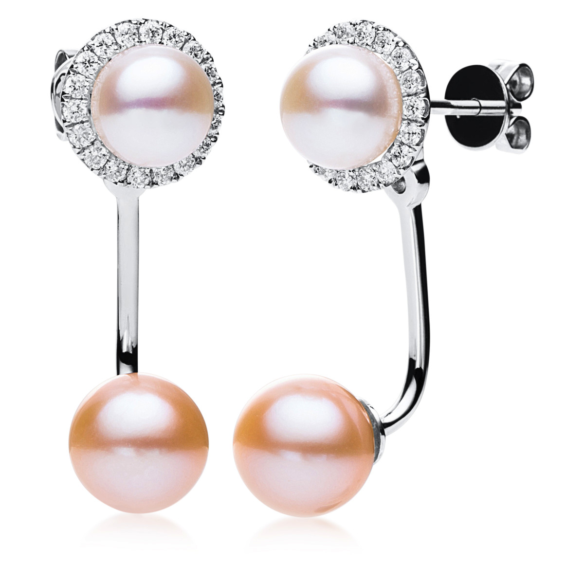 Ohrschmuck  18kt Weißgold mit 0,27ct Diamanten