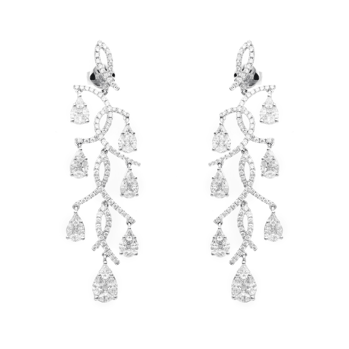 Ohrschmuck 18 kt WG