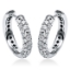 Pavé Creolen  18kt Weißgold mit 0,52ct Diamanten