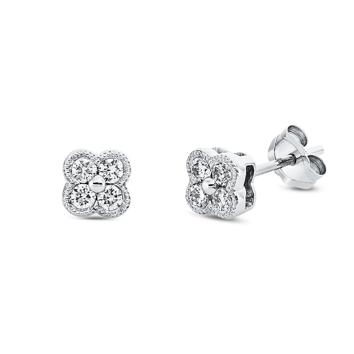 Ohrstecker 18 kt WG