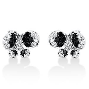 Ohrstecker  18kt Weißgold mit 0,92ct Diamanten