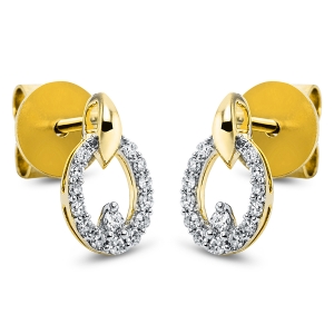 Ohrstecker 18 kt GG Kreis