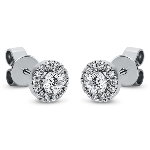 Ohrstecker 4er-Krappe 18 kt WG