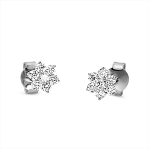 Ohrstecker 18 kt WG