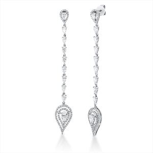 Ohrschmuck  18kt Weißgold mit 2,88ct Diamanten