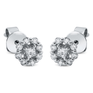 Ohrstecker 18 kt WG