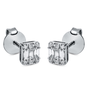 Ohrstecker 18 kt WG