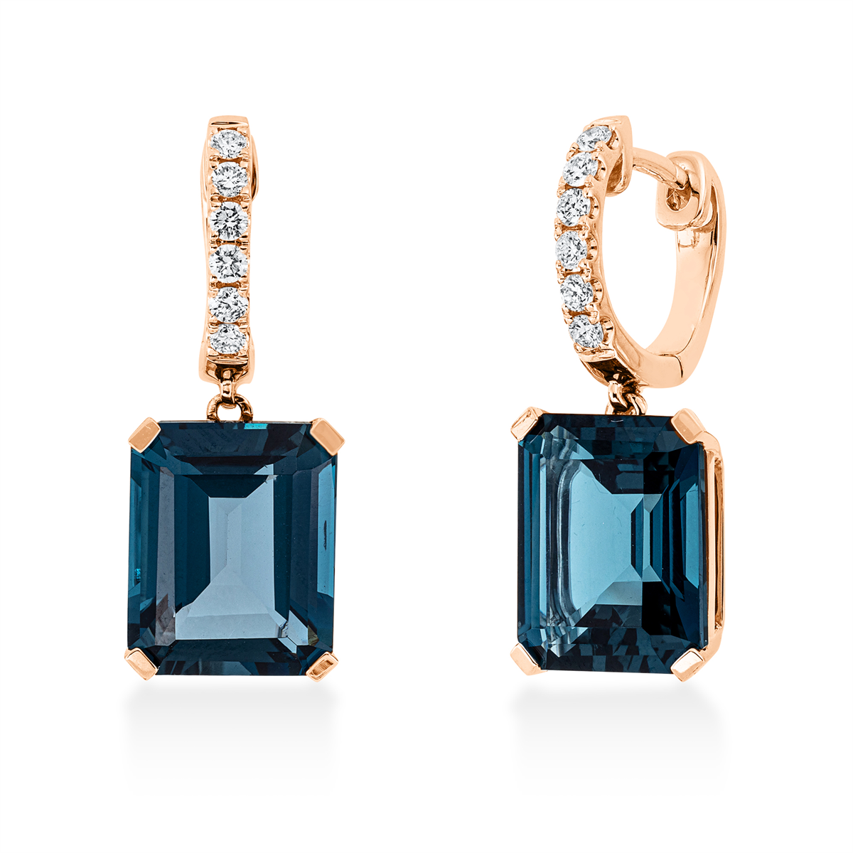Ohrschmuck 4er-Krappe 18 kt RG
