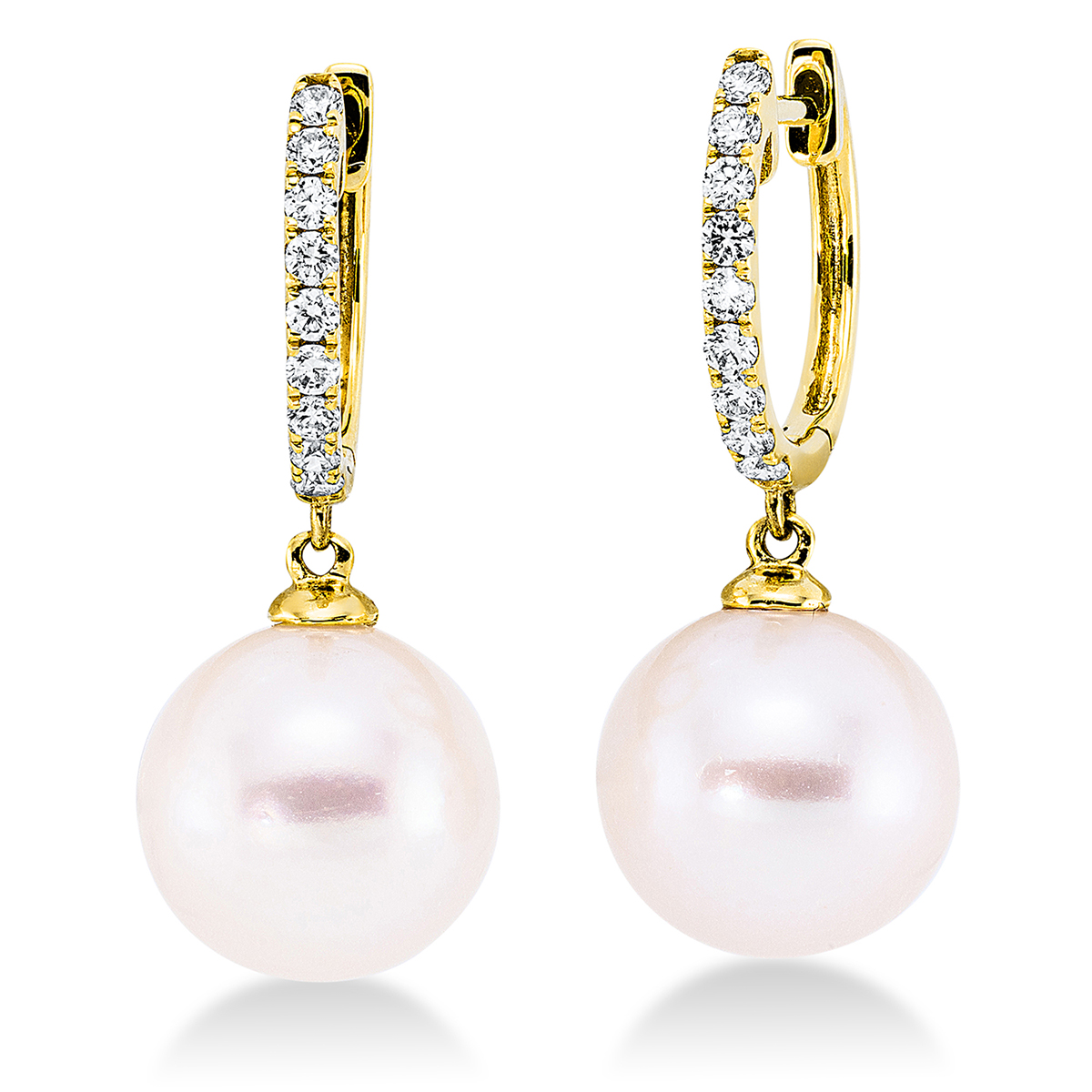 Ohrschmuck  18kt Gelbgold mit 0,22ct Diamanten