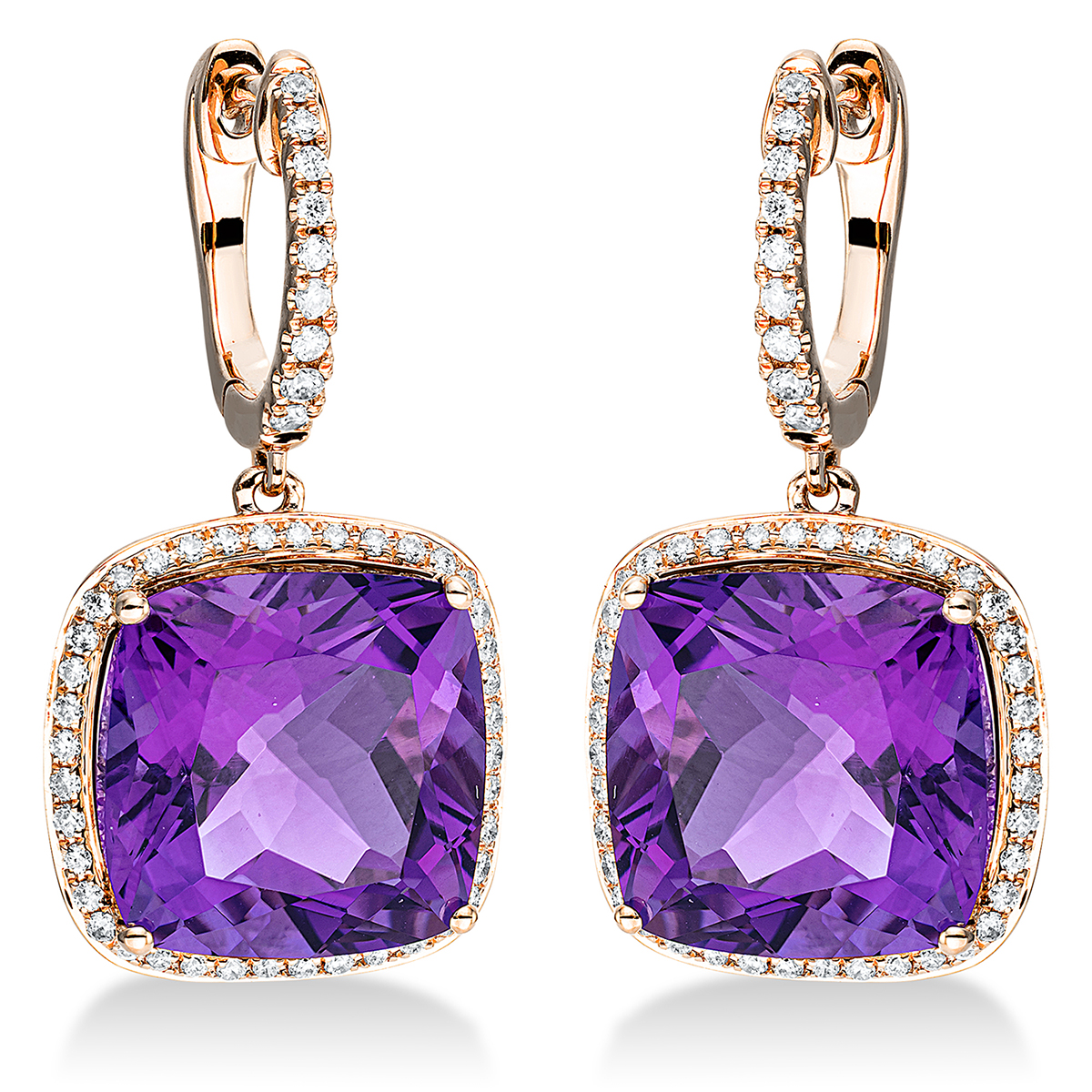 Ohrschmuck 4er-Krappe 18 kt RG