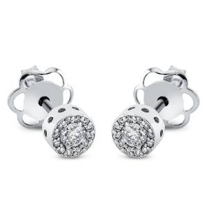 Ohrstecker 18 kt WG