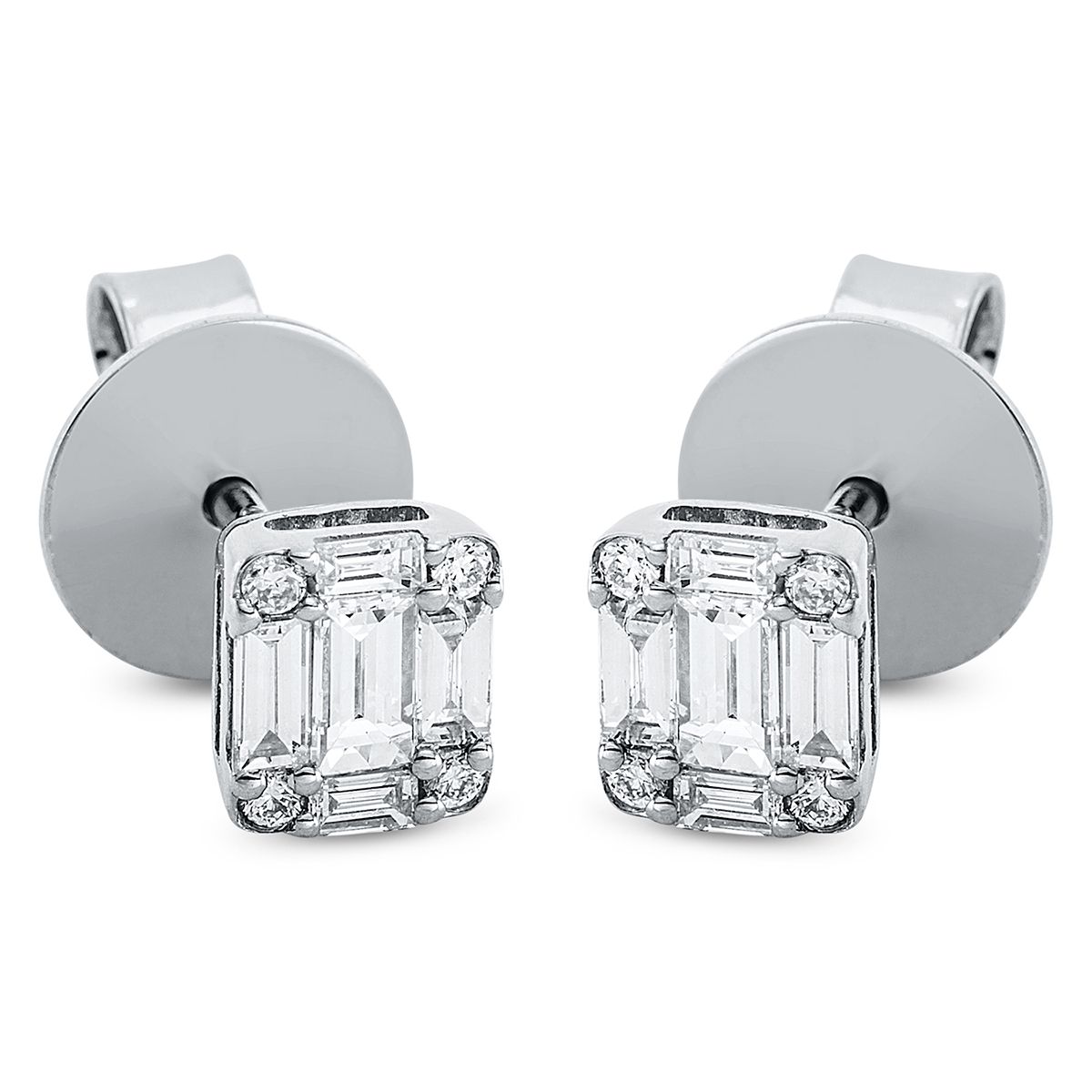 Ohrstecker 18 kt WG