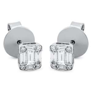 Ohrstecker 18 kt WG