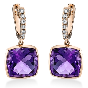 Ohrschmuck Zarge 18 kt RG