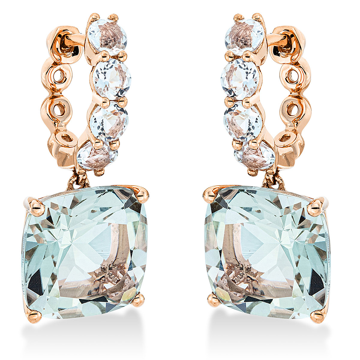 Ohrschmuck 4er-Krappe 18 kt RG
