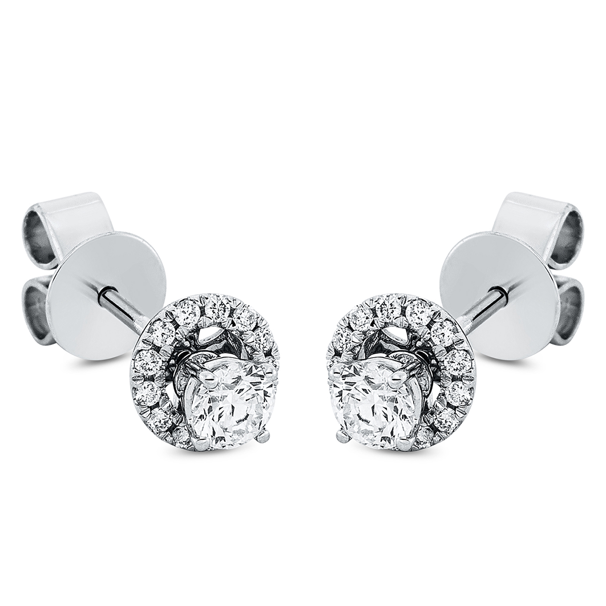 Ohrstecker 18 kt WG