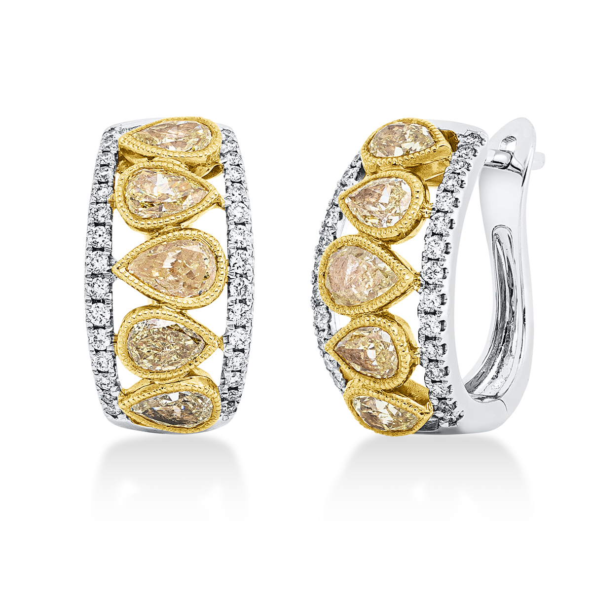 Creolen 18 kt WG+GG