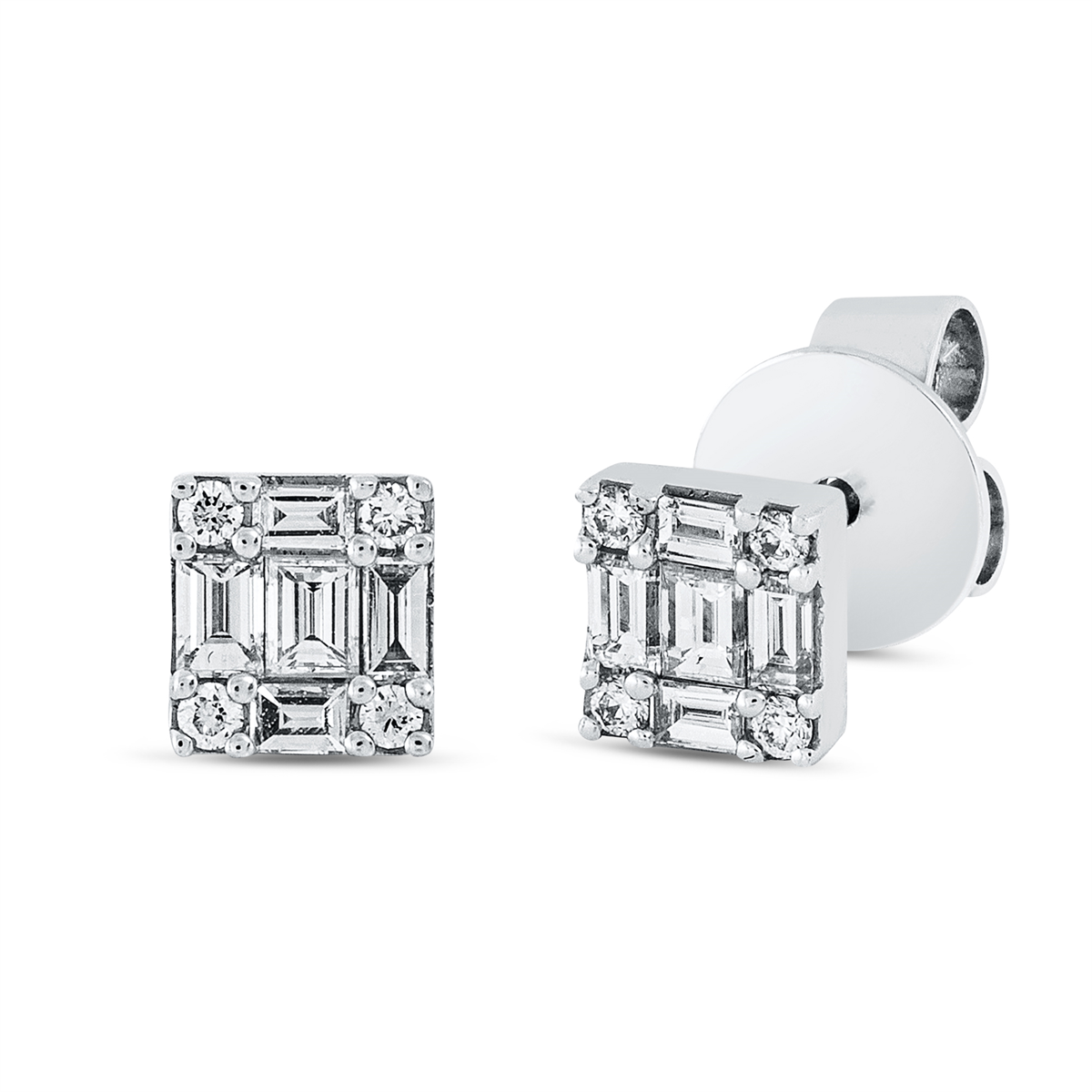 Ohrstecker 18 kt WG