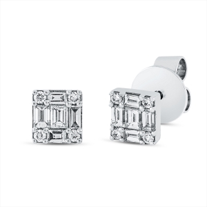 Ohrstecker 18 kt WG