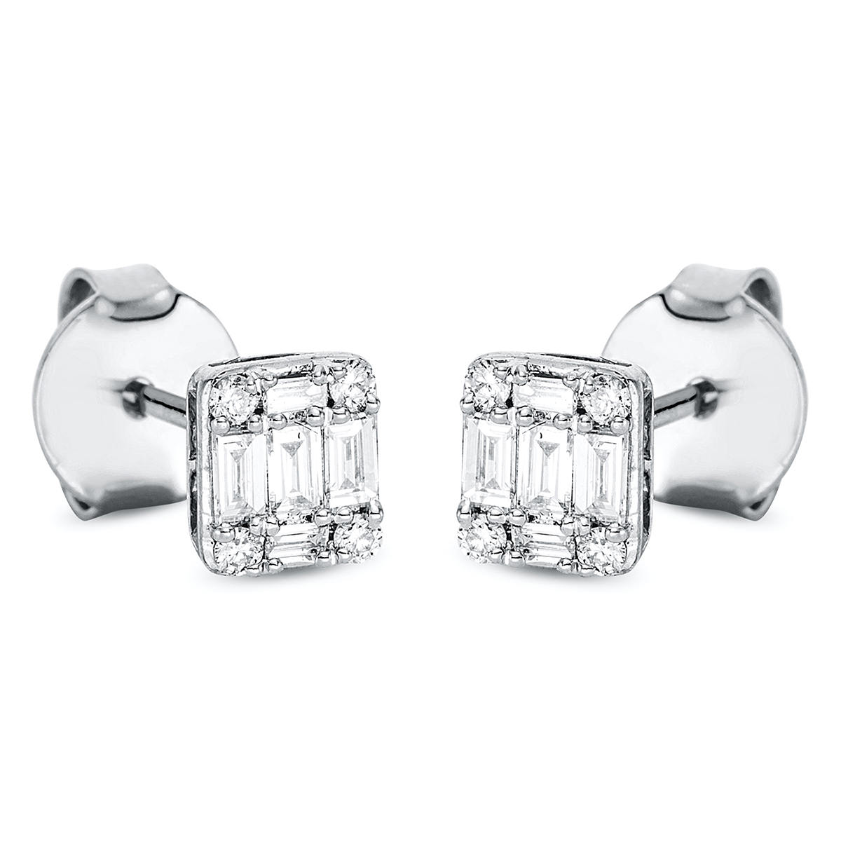 Ohrstecker 14 kt WG