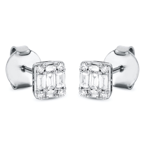 Ohrstecker 14 kt WG