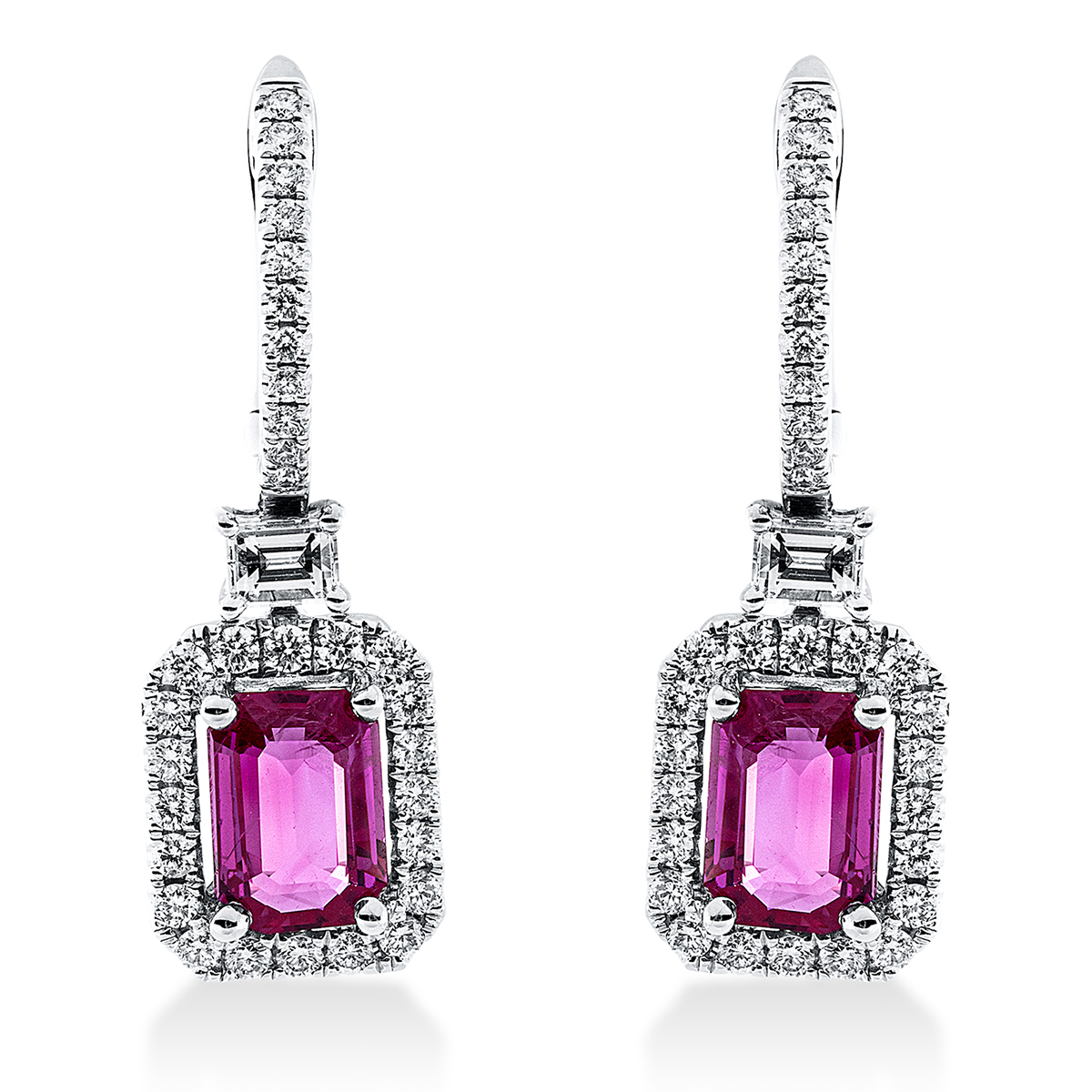 Ohrschmuck 4er-Krappe 18 kt WG