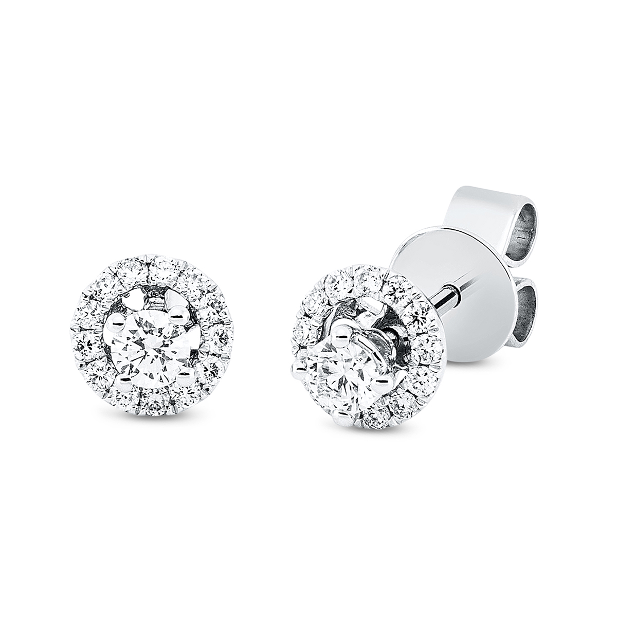Ohrstecker 18 kt WG