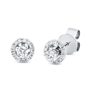 Ohrstecker 18 kt WG
