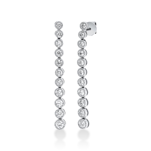 Ohrschmuck Zarge 18 kt WG