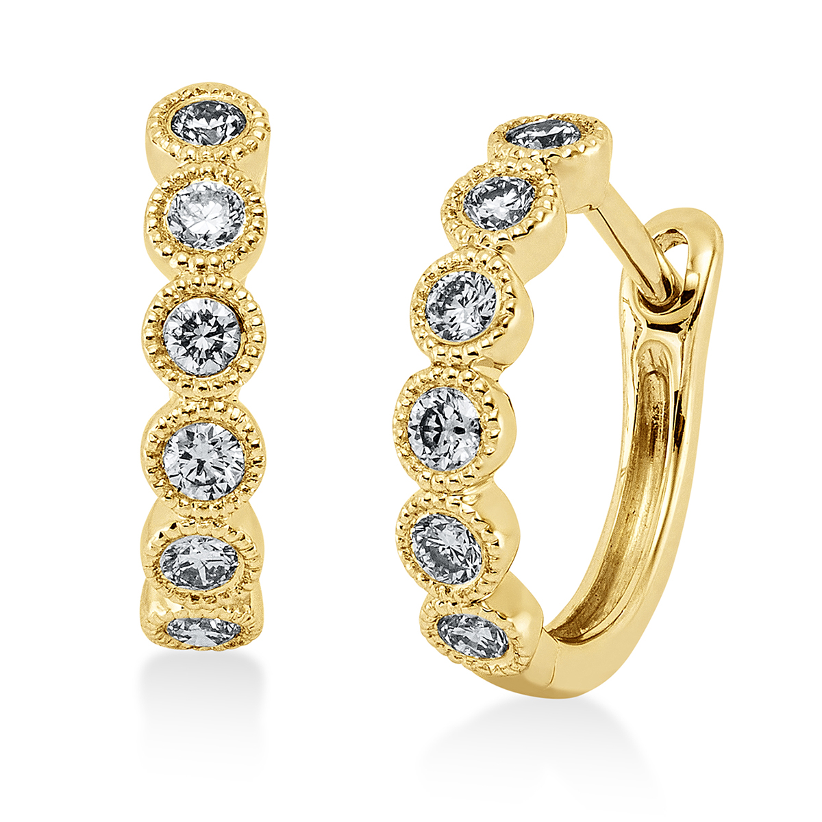 Creolen Zarge 18 kt GG