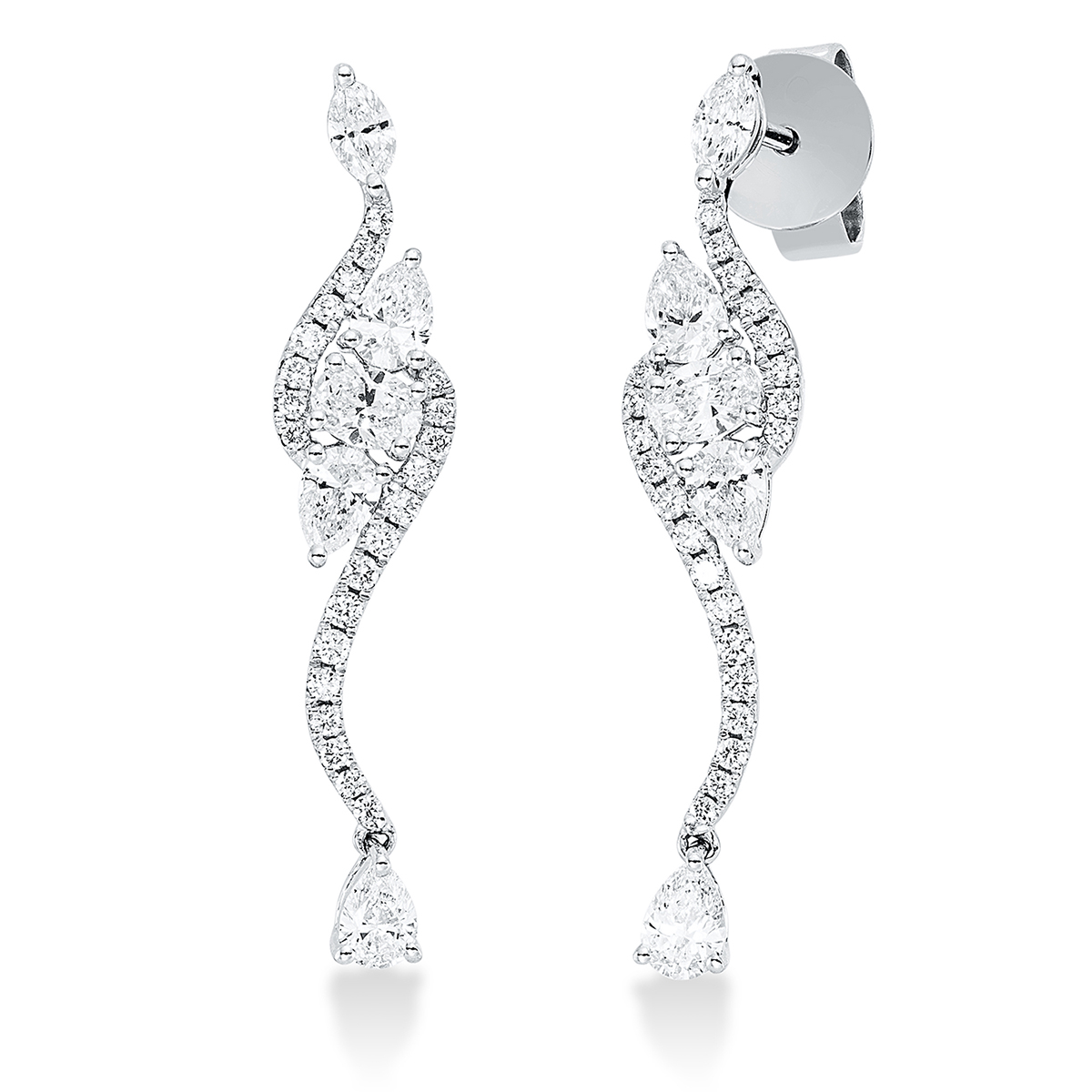 Ohrschmuck 18 kt WG