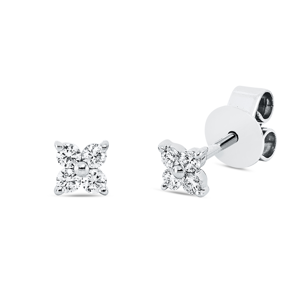 Ohrstecker 18 kt WG