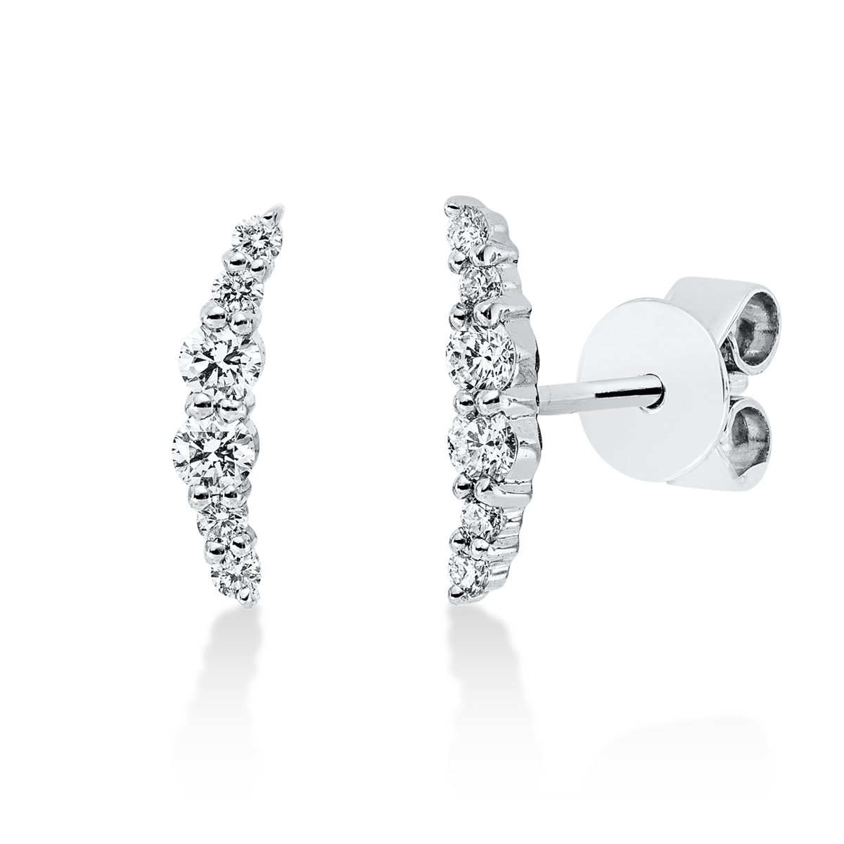 Ohrstecker 18 kt WG