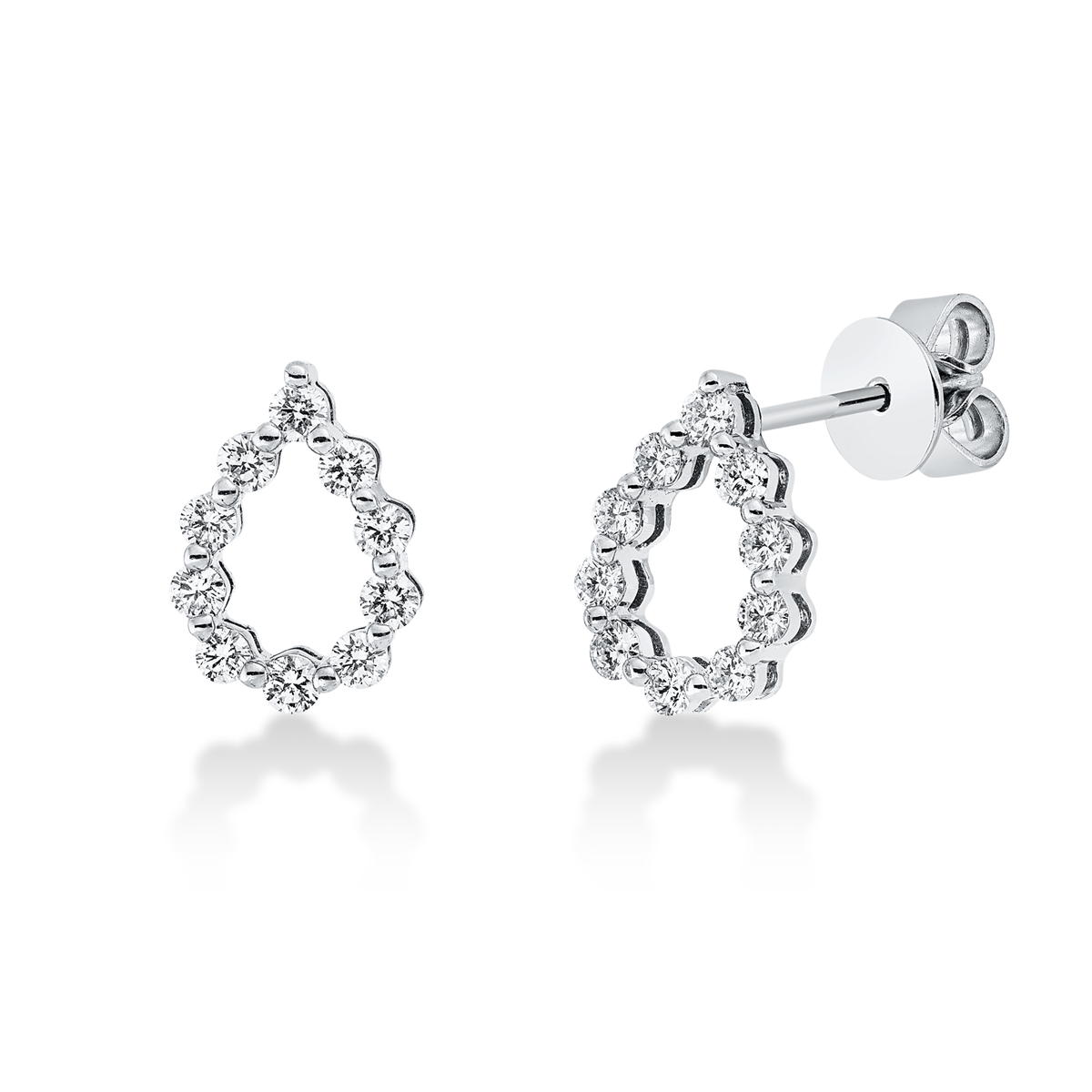 Ohrstecker 18 kt WG