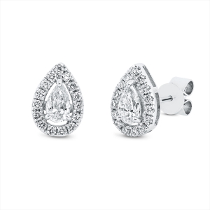 Ohrstecker 18 kt WG