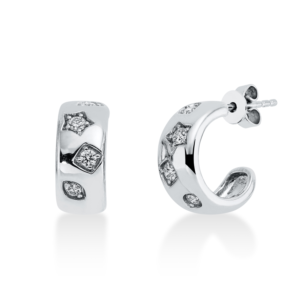 Ohrstecker 18 kt WG