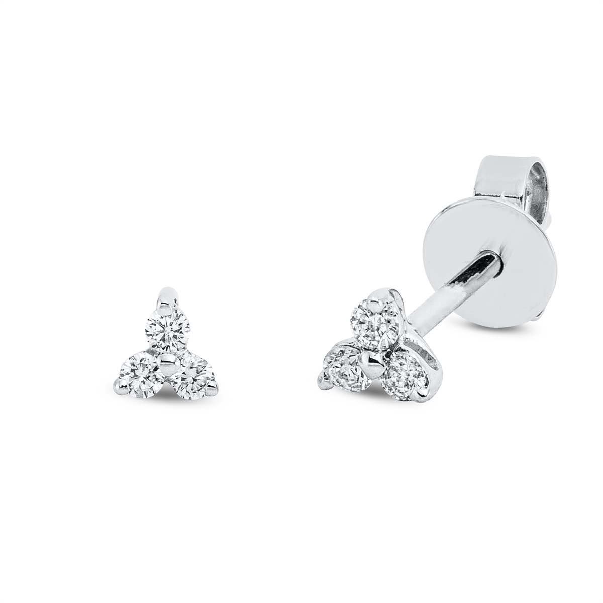 Ohrstecker 18 kt WG