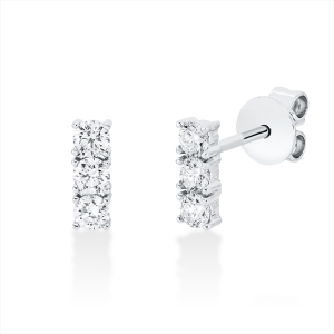Ohrstecker 18 kt WG