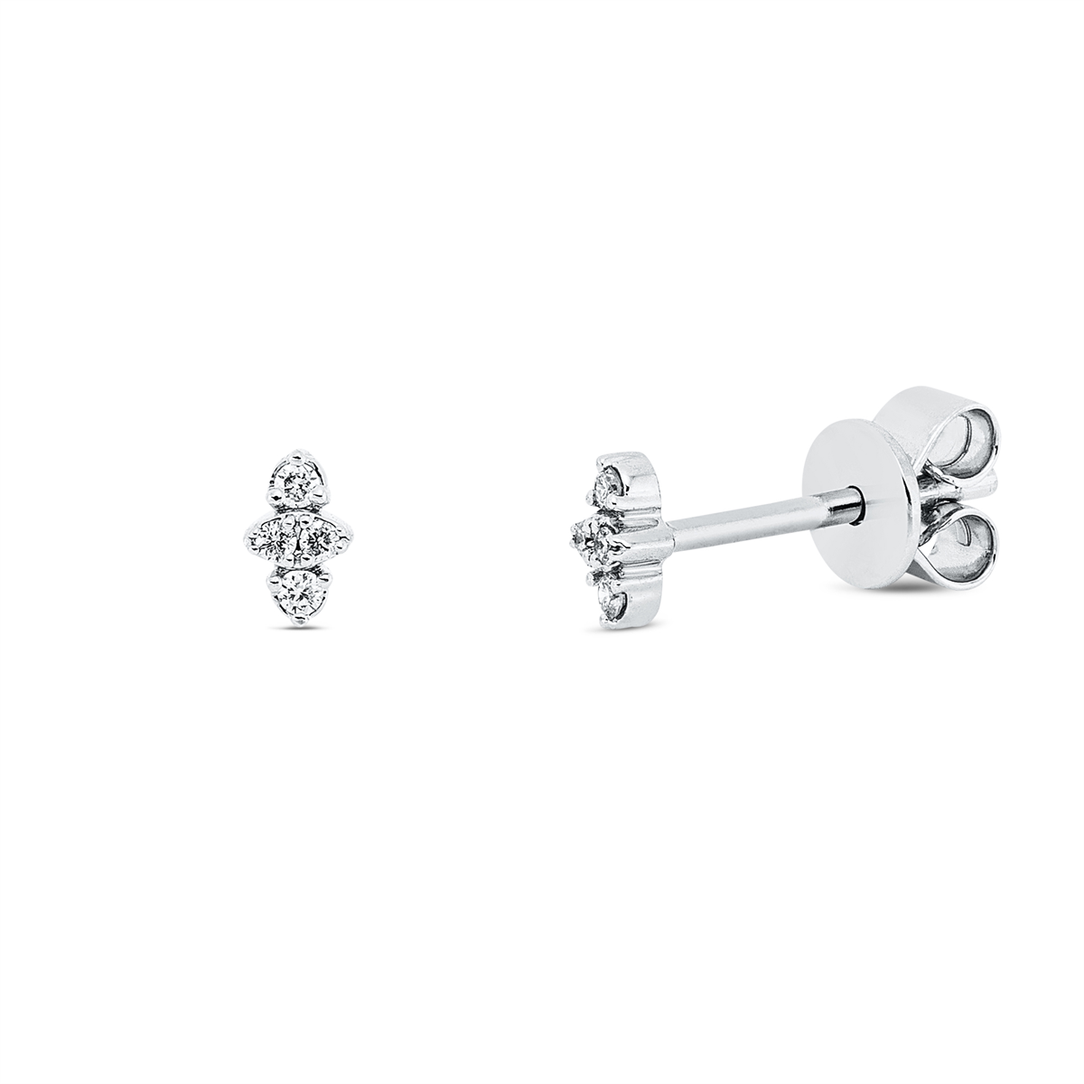 Ohrstecker 18 kt WG