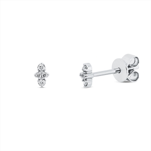 Ohrstecker 18 kt WG