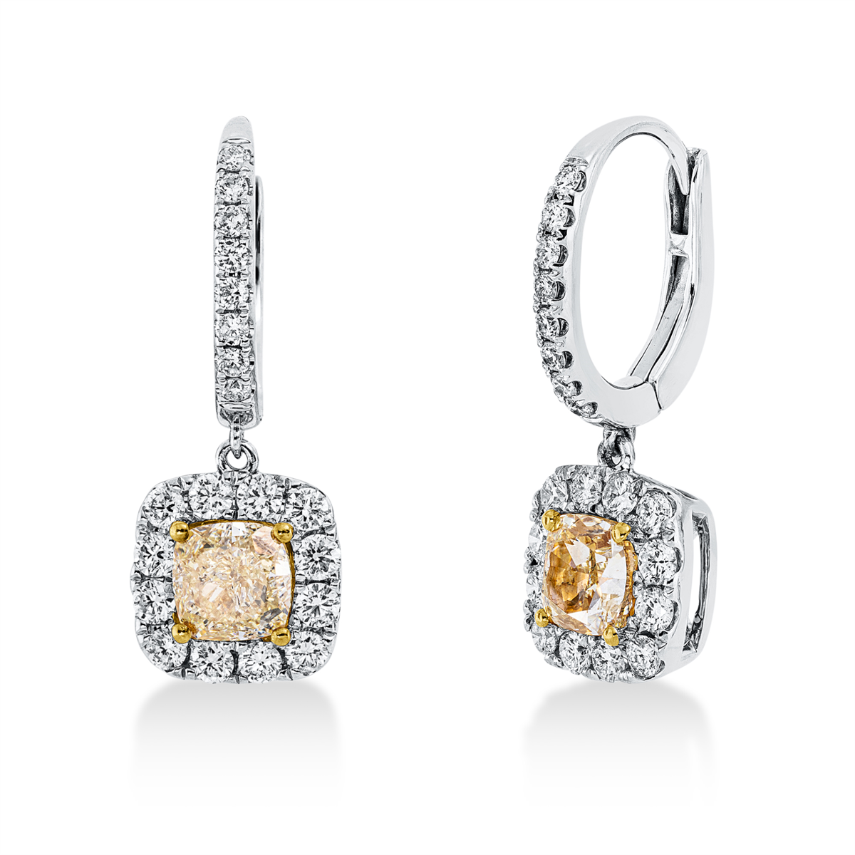 Ohrschmuck 18 kt WG+GG
