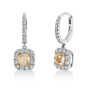 Ohrschmuck 18 kt WG+GG