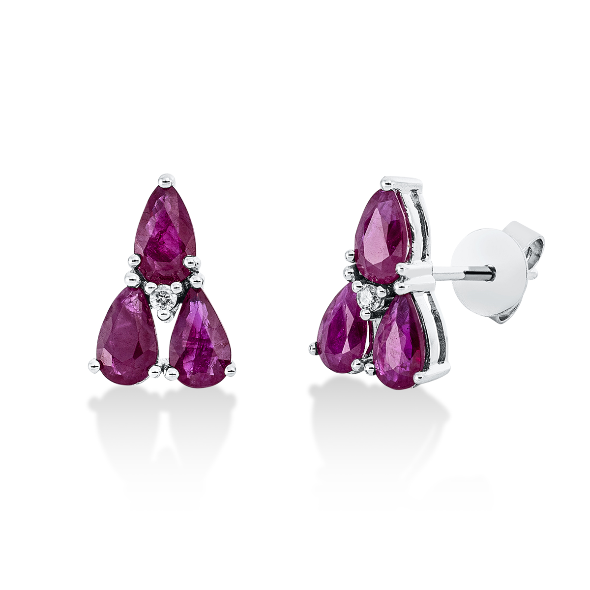 Ohrstecker 18 kt WG