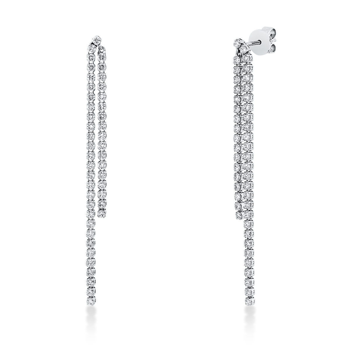 Ohrschmuck  18kt Weißgold mit 1,34ct Diamanten