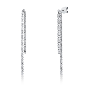Ohrschmuck  18kt Weißgold mit 1,34ct Diamanten
