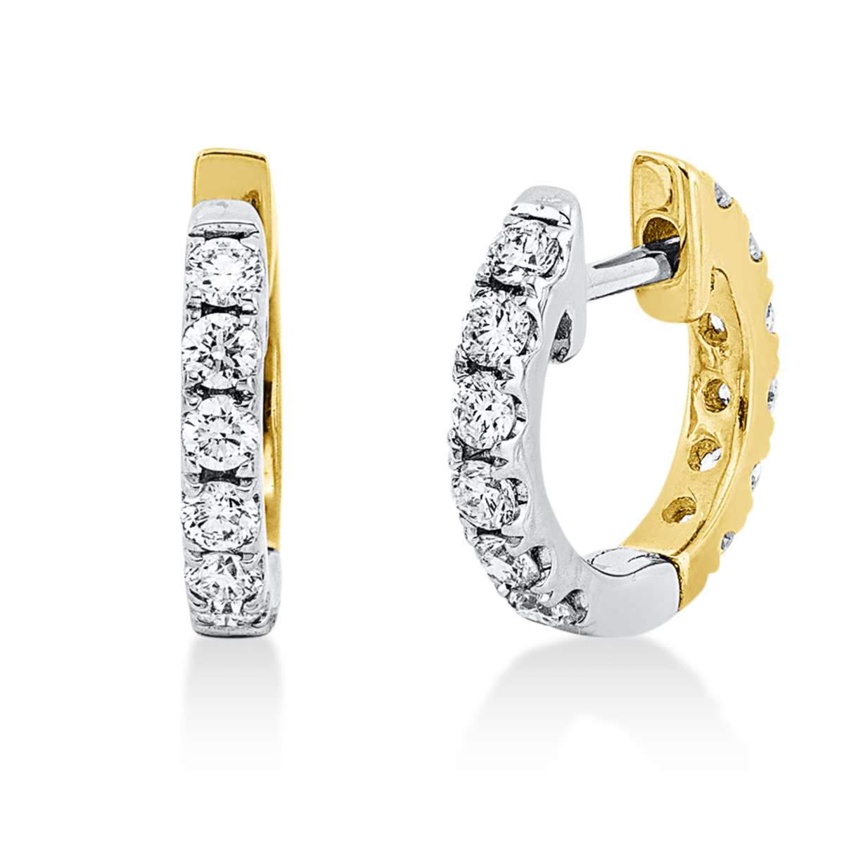 Creolen 18 kt WG+GG