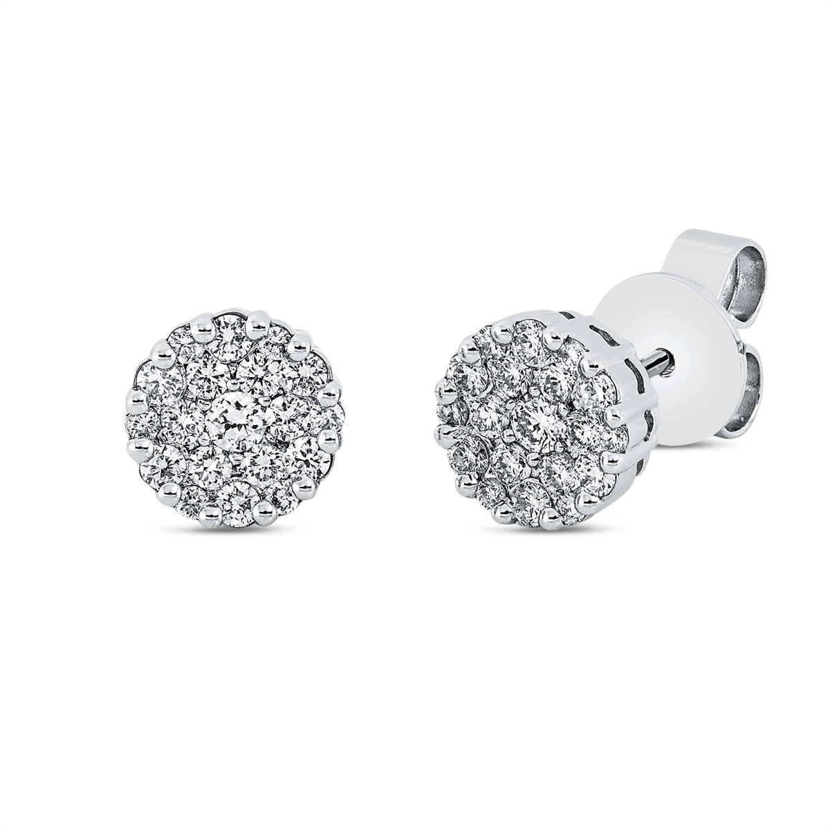 Ohrstecker 18 kt WG