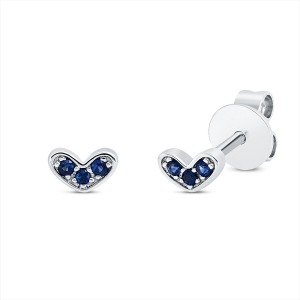 Ohrstecker 18 kt WG