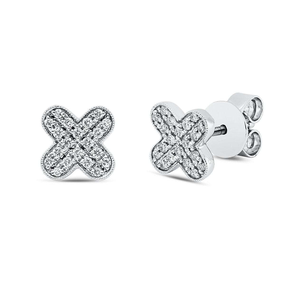 Ohrstecker 18 kt WG